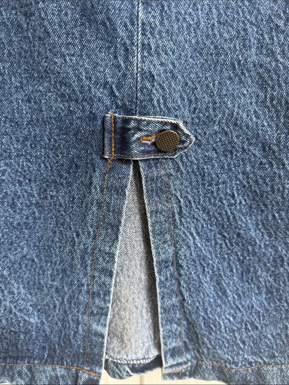 THE vintage Dark Blue Denim Pencil Skirt - Picture 3 of 5